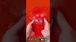 Koupelov&aacute; bomba TNT z nov&eacute; kolekce Minecraft X Lush!