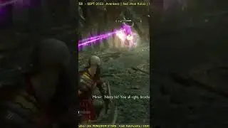 Kratos VS King Black Elf In Final Crucible Challenges #godofwarragnarok #godofwar #gameleksys
