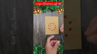✨Simple Christmas Greeting Card Idea 🎄 | Craft Stones DIY for the Season 🎁