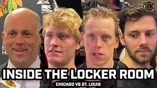 INSIDE A WINNING LOCKER ROOM: Blashill, Moore, Muphy & Dickinson REACT to Blowout Win vs St. Louis