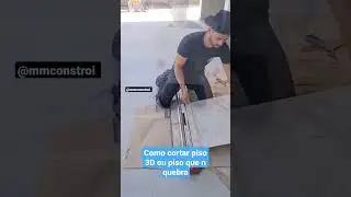COMO CORTAR PISO DIF&Iacute;CIL  DE CORTAR NA RISCADEIRA