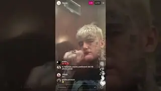 RIP LIL PEEP LAST INSTAGRAM LIVESTREAM BEFORE DEATH #azyz 😥