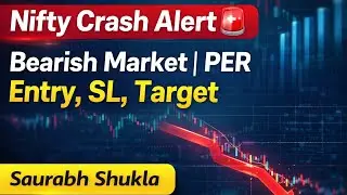 Nifty Crash Alert 🚨 | Market Bearish | Aaj Ka Perfect Trade Plan | Entry SL Target | Saurabh Shukla