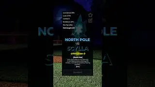 *NEW* North Pole Rod vs Scylla! 🎣 #roblox #fisch
