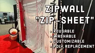 Zipwall's ZIP-SHEET Dust Containment Wall Panels