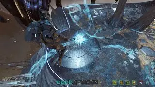 ARK ASA - Alpha Overseer Solo fight with Carcha & Shotgun.