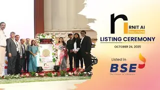 RNIT AI Solutions Limited | Official BSE Listing Ceremony | A Major Milestone in&nbsp;RNIT&nbsp;AI&nbsp;Journey.