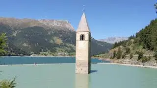 Reschensee (Lago di Resia) 🇮🇹 | The Sunken Bell Tower in South Tyrol