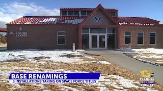 Peterson Air Force Base, Schriever Air Force Base and Cheyenne Mountain Air Force Station to ...