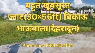 25 फीट CC रोड पर प्लाट बिकाऊ (30×56ft) भाऊवाला (देहरादून)#propertyrawatassociate#sakshamproperty.