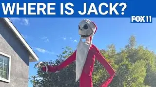 13-foot Jack Skellington decoration stolen from Corona home | FOX 11 LA