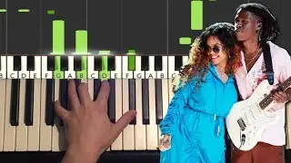 Daniel Caesar - Best Part (Piano Tutorial Lesson)