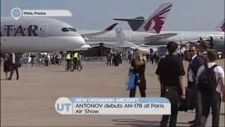 New Ukrainian Aircraft: Antonov debuts AN-178 at Paris Air Show