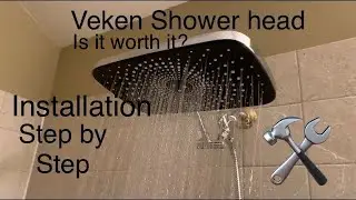 Veken 12 inch Rain Shower with Handheld. Review and Installation.