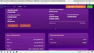 NFTLaunch | Verve IDO participation