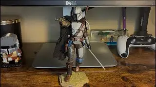 Custom Star Wars Black Series Mandalorian (Chrome Finish, and Fabric Cape)