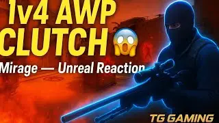 UNREAL 1v4 AWP CLUTCH 😱 | Mirage Madness | CS2 GOD MODE ACTIVATED 🔥
