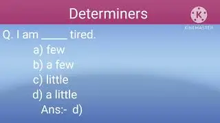 Determiners  ll English Grammar Determiners  ll Determiners Practice set