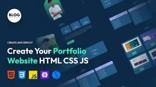 Protfolio Website HTML CSS JavaScript | Deploy on Netlify | Blog Bracket