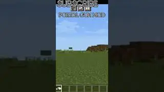 Portal gun addon/mod for MCPE#shorts#minecraft #bugwheel