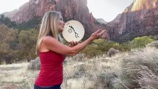 Christine Stevens Rhythm Postcard LIVE in Zion National Park