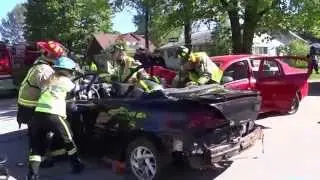 Car Rescue - Mock Crash, Gravenhurst Highschool