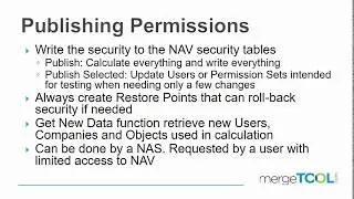 Publishing Permissions
