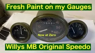 Willys MB speedo and Gauge update