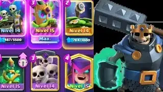 Jugando el mejor mazo de rey esqueleto