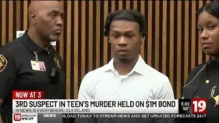 3rd suspect arraigned in 2021 murder of 13-year-old Euclid boy
