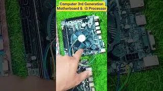 Computer 3rd Generation Motherboard &  i3 Processor #computer #hardware #motherboard #cpu #processor