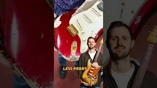 Fender Custom Shop Levi Perry Masterbuilt 1960 Strat Brazilian Board Heavy Relic Candy Apple Red