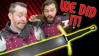 Длинный меч из углеродного волокна, следующий шаг в проекте TITAN SWORD