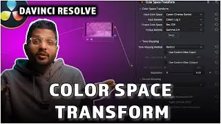 What is COLOR SPACE TRANSFORM: DaVinci Resolve TUTORIAL.