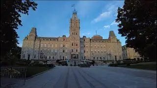 Chill saturday morning walk | QUEBEC CITY, CANADA (HD, 60 FPS)