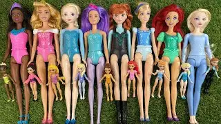 Unboxing Mattel Disney Princess Playset | Frozen Elsa, Anna, Belle, Ariel, Cinderella Dolls | ASMR 