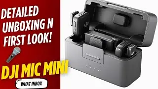 DJI Mic Mini (2 TX + 1 RX + Charging Case) ka detailed unboxing aur first look! 🎤