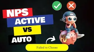 NPS Asset Allocation, Active vs Auto, Account Opening & Withdrawal Rules| NPS EP-2