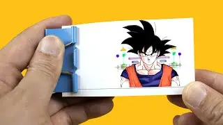 Flip Book Ideas-Dragon Ball Z Goku All Super Saiyan Transformation Animation