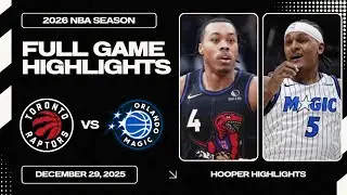 Orlando Magic vs Toronto Raptors Full Game Highlights | Dec 29 | 2026 NBA Season