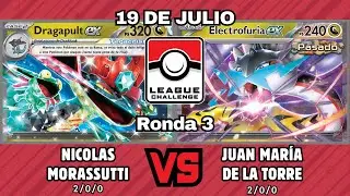 Dragapult Charizard vs Raging Bolt - Pok&eacute;mon TCG League Challenge de Julio Ronda 3