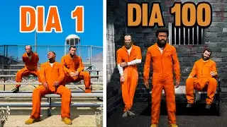 PASSEI 100 DIAS NA PRISÃO COM O FRANKLIN E O MICHAEL NO GTA 5