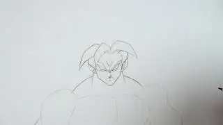 Drawing New Legendary Super Saiyan in Real Time