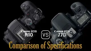 Canon EOS R10 vs. Canon EOS 77D: A Comparison of Specifications