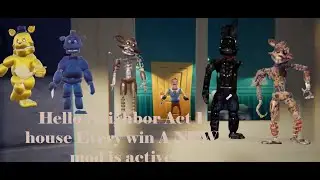 (My FIRST hello Neighbor video) Hello Neighbor but everytime I beat the house A NEW mod is active