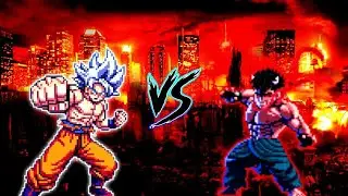 Goku DB V4 OP (Zeed) VS Ryu V3 OP (all form) in Mugen