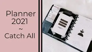 CATCH-ALL PLANNER || Half Letter || Planner Set Up 2021