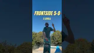 2 ways to do a frontside 5-0 #skateboarding #skateboard #skatepark #skate #skating #cruisy #sk8