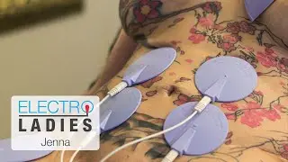 Jenna tries electro stimulation with a Rio Slim Gym Pro 12