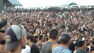 Lamb of God circle pit DTE Energy July 29, 2015